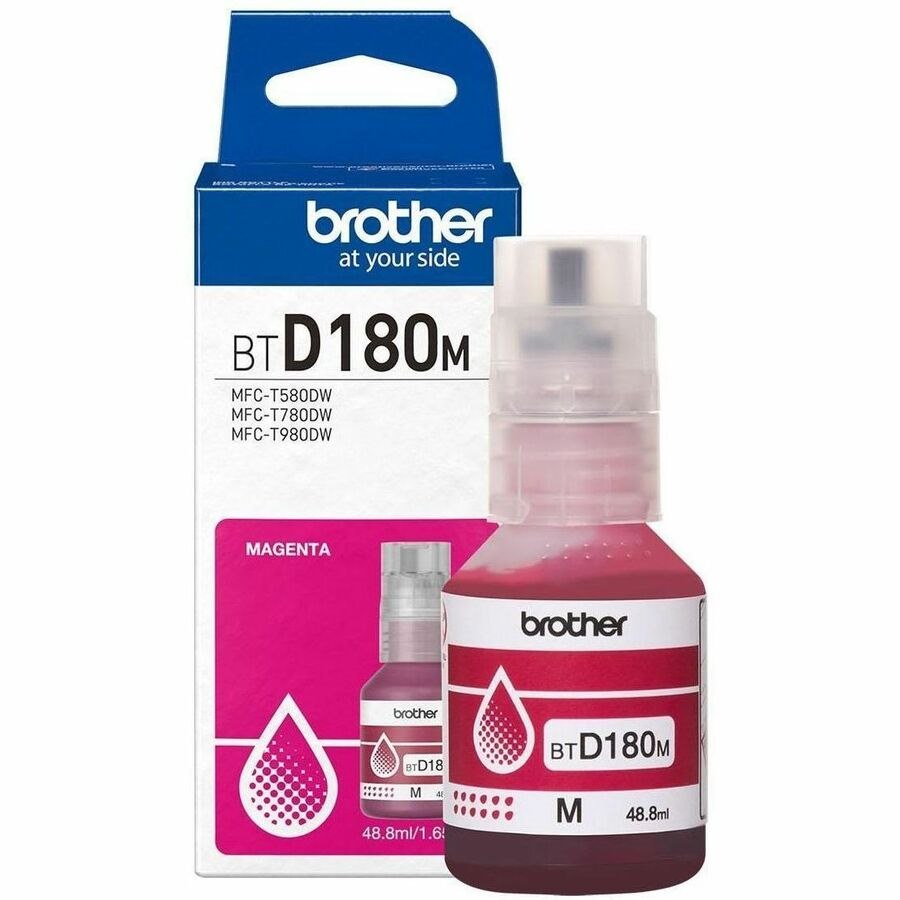 Brother Genuine BTD180M High Yield Magenta Ink Bottle