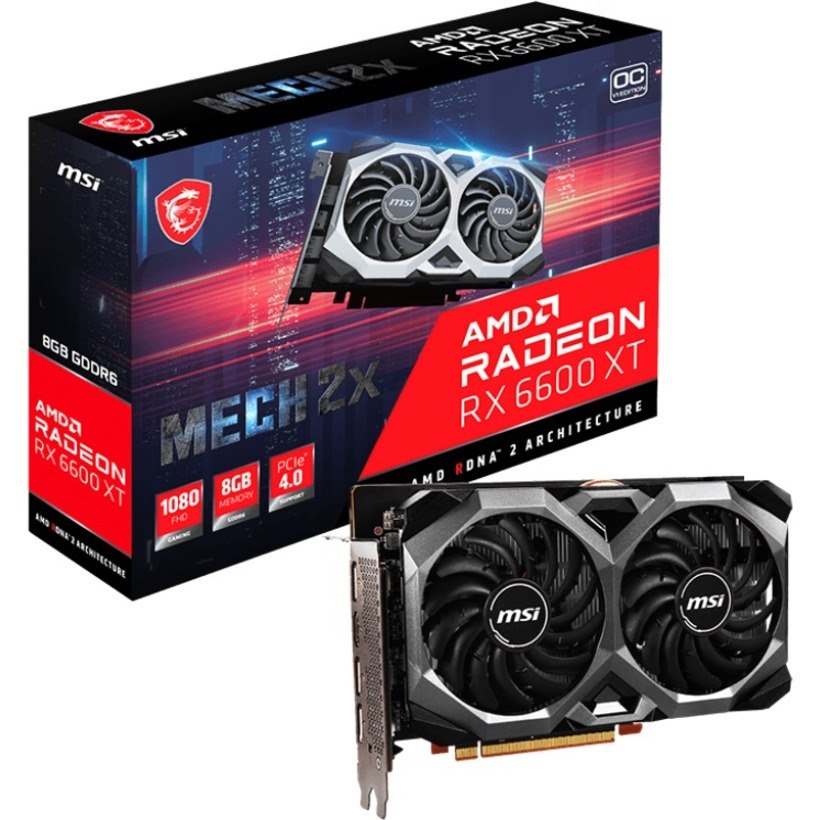 MSI AMD Radeon RX 6600 XT Graphic Card - 8 GB GDDR6