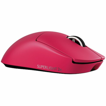 Logitech G PRO X SUPERLIGHT 2c wireless gaming mouse, 51 g pro-grade compact mouse with 5 programmable buttons, USB-C charging, 44K DPI sensor, up to 8 kHz polling for PC/Mac, Pink