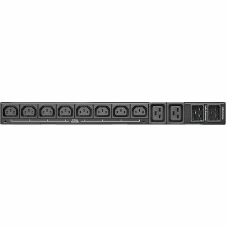 Eaton Tripp Lite Series 3.8kW 200-240V Single-Phase ATS/Monitored PDU - 8 C13 and 2 C19 Outlets, Dual C20 Inlets, 12 ft. Cords, Network Card, 1U, TAA