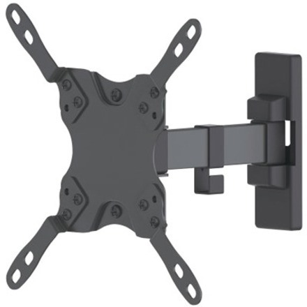 TV & Monitor Mount, Wall, Tilt and Swivel, 1 screen, Screen Sizes: 13-42" , Black, VESA 75x75 to 200x200mm, Max 20kg, Swivel with 2 pivots, Lifetime Warranty