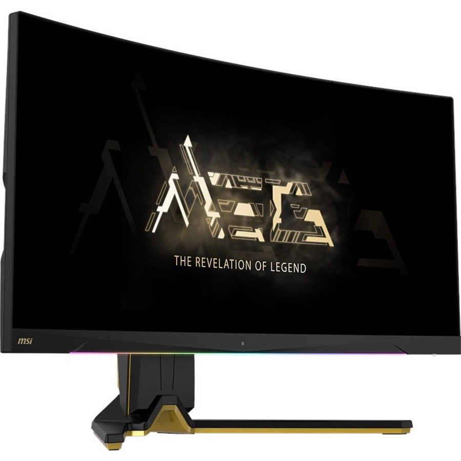 MSI MEG 342C QD-OLED 34" Class UW-QHD Curved Screen Gaming OLED Monitor - 21:9 - Black, Gold