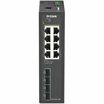 DLink 12-Port Gigabit Industrial Poe++ Smart Managed Switch With
