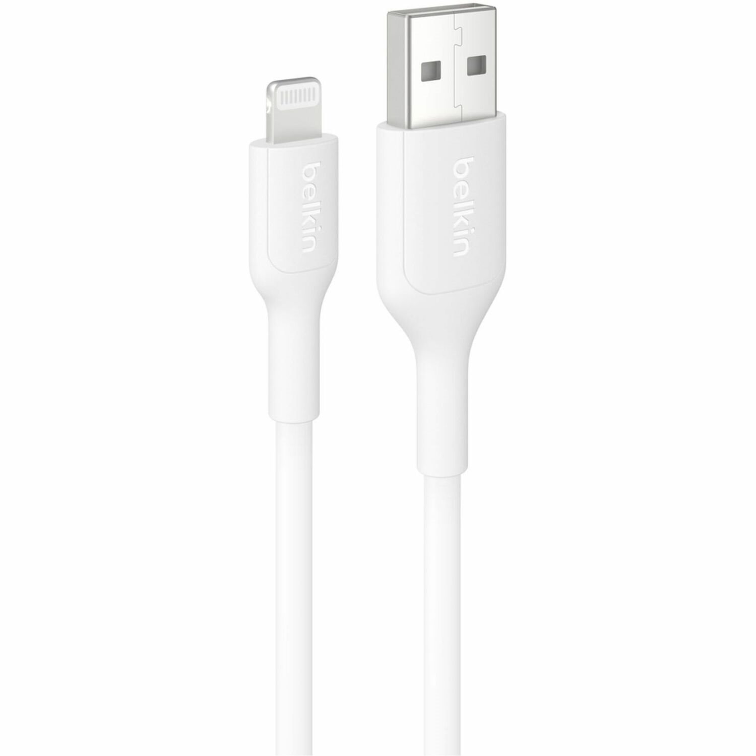 Belkin BoostCharge USB-A Cable with Lightning Connector, 3.3ft/1m, White