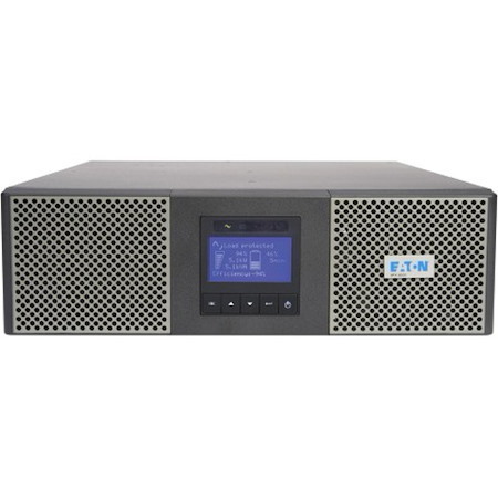 Eaton 9PX 5000VA 4500W 208V Online Double-Conversion UPS - L6-30P, 2 L6-20R, 2 L6-30R, Hardwired, Cybersecure Network Card, Extended Run, 3U Rack/Tower