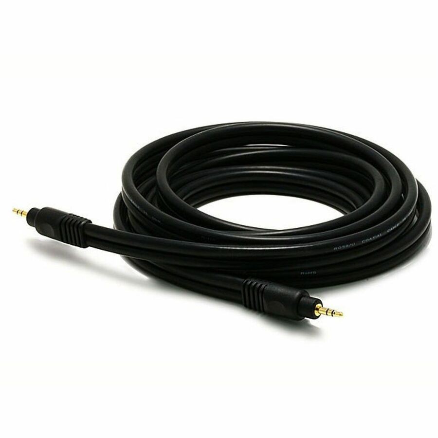 Monoprice 10FT Premium 3.5MM Stereo Male To 3.5MM Stereo Male 22Awg Cable (Gold