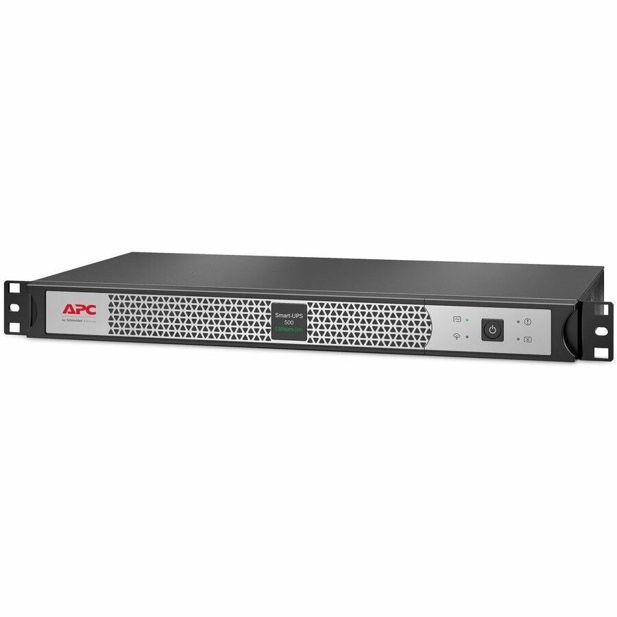 APC Smart-UPS, Line Interactive, 500VA, Lithium-ion, Rackmount 1U, 120V, 4x NEMA 5-15R outlets, SmartConnect Port, Short Depth [TAA]