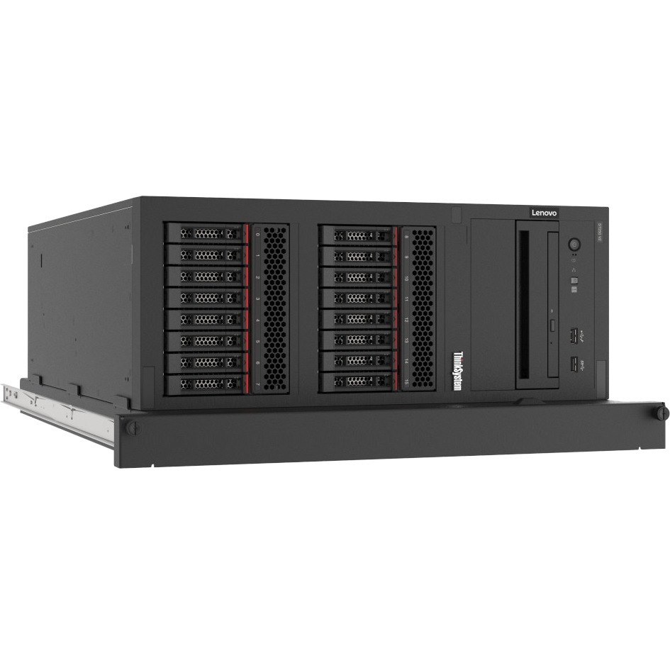 Lenovo ThinkSystem ST250 V2 7D8FA00WNA Tower Server - 1 Xeon E-2334 3.40 GHz - 16 GB RAM - Serial ATA/600 Controller