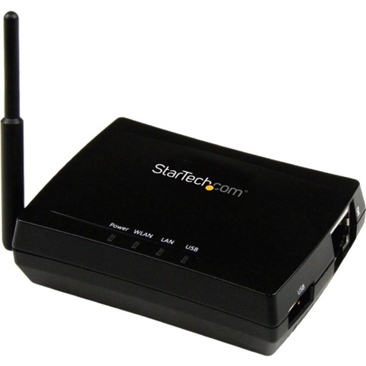 StarTech.com 1 Port USB Wireless-N 150Mbps AirPrint Server - 802.11b/g/n