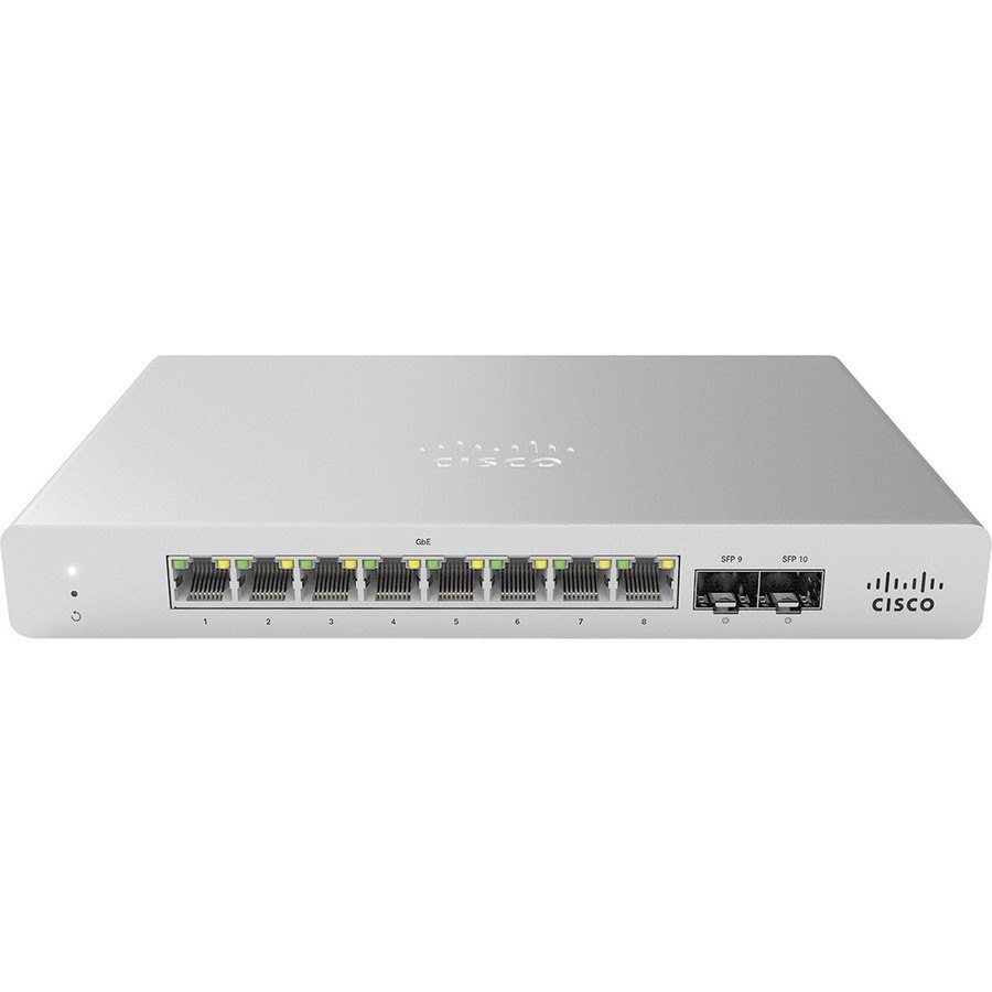 Meraki MS120 MS120-8 8 Ports Manageable Ethernet Switch - Gigabit Ethernet