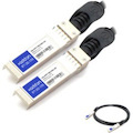 AddOn Brocade® (Formerly) Compatible TAA Compliant 10GBase-CU SFP+ to SFP+ Direct Attach Cable (Active Twinax, 4m)