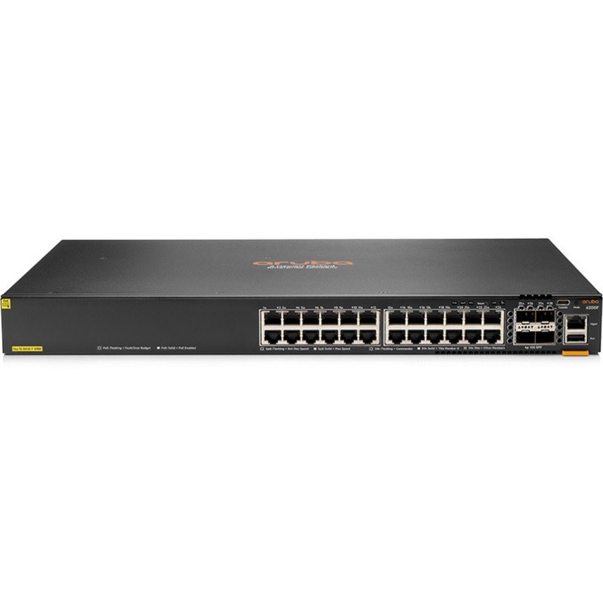 HPE 6200F 24G Class4 PoE 4SFP+ 370W Switch