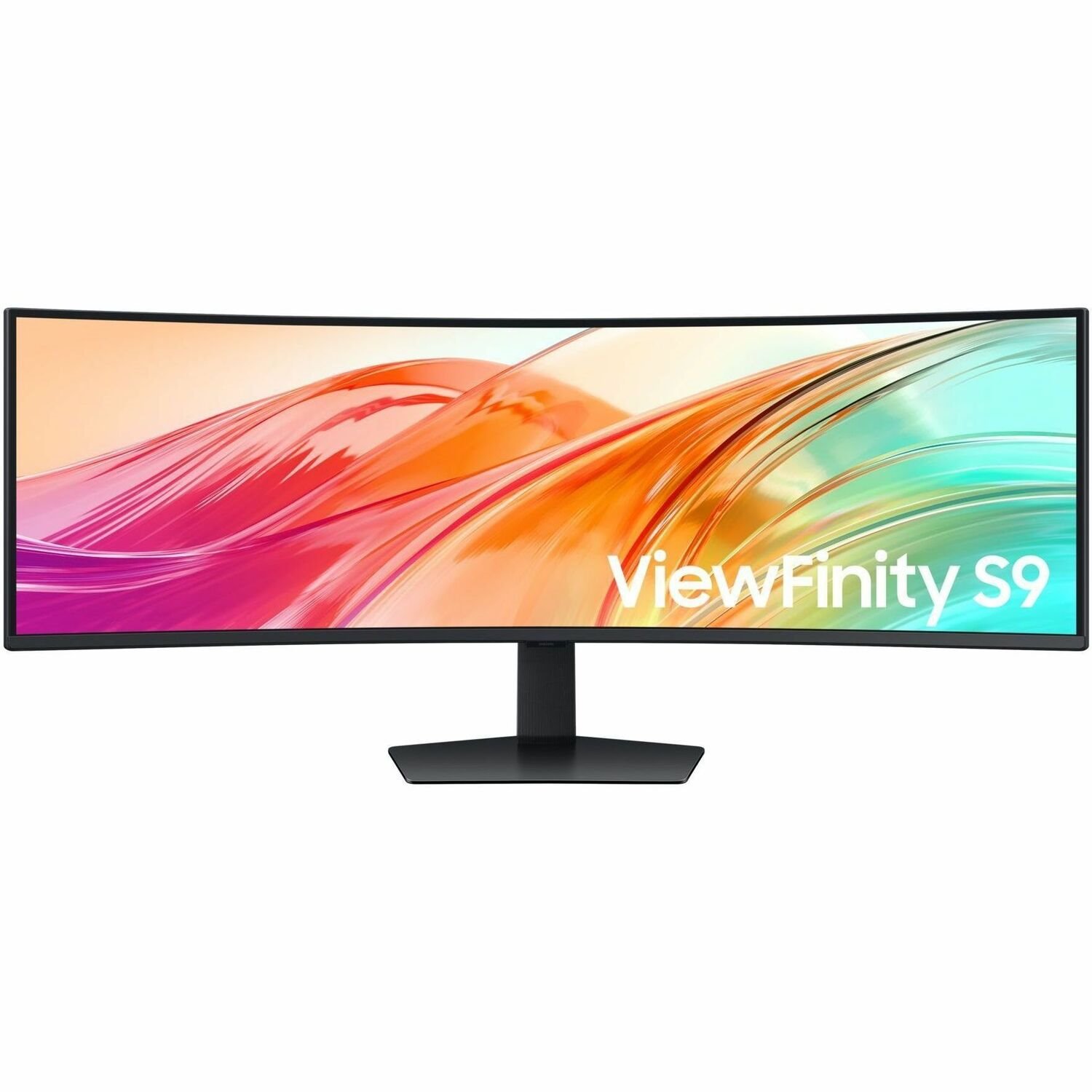 Samsung ViewFinity S9 S49F950UAE 49" Class Dual Quad HD (DQHD) Curved Screen LCD Monitor - 32:9 - Black