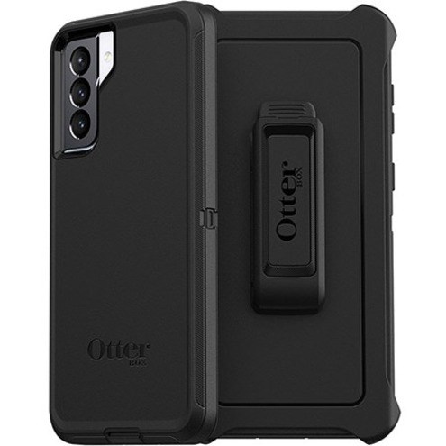 OtterBox Defender Rugged Carrying Case (Holster) Samsung Galaxy S21+ 5G Smartphone - Black