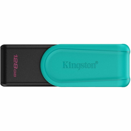 Kingston DataTraveler Exodia S 128 GB USB 3.2 (Gen 1) Flash Drive - Black, Turquoise
