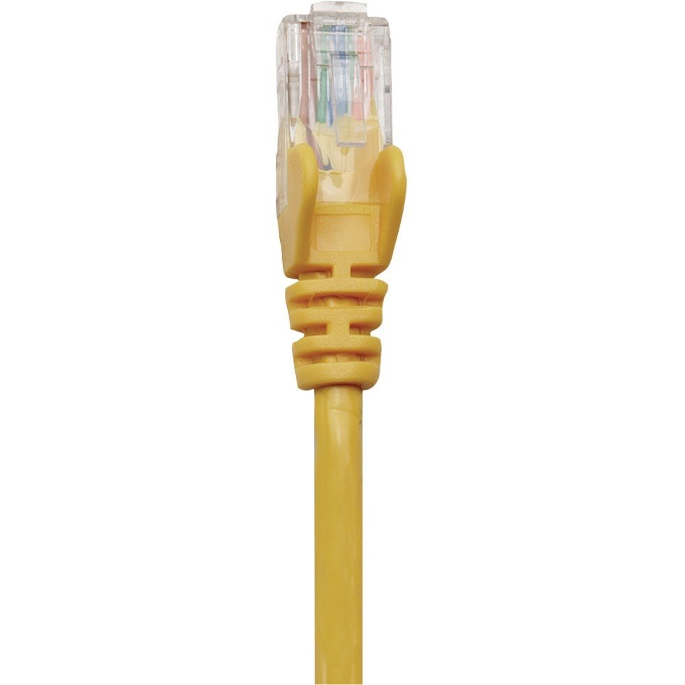 Intellinet Network Solutions Cat5e UTP Network Patch Cable, 7 ft (2.0 m), Yellow