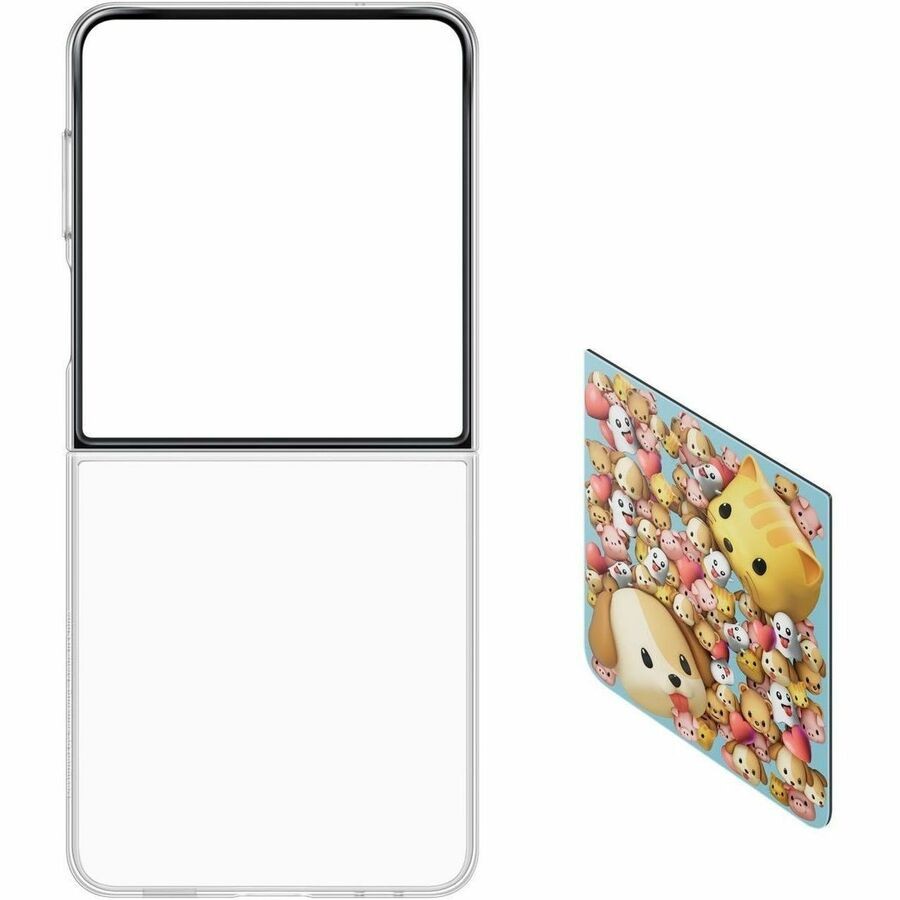 Samsung FlipSuit Case for Samsung Galaxy Z Flip7 Smartphone - Transparent