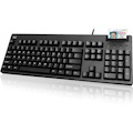 Adesso EasyTouch AKB-630SB-TAA Keyboard - Cable Connectivity - USB Interface - English (US) - Black - TAA Compliant