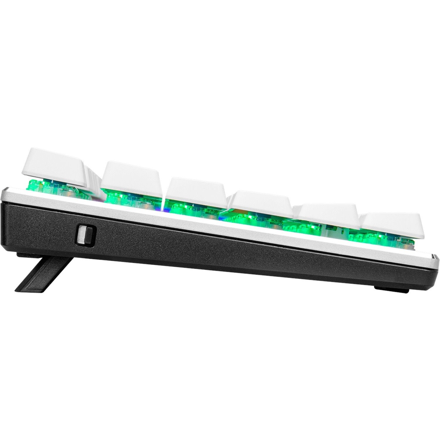 Cooler Master SK653 Gaming Keyboard - Wired/Wireless Connectivity - USB 2.0 Type A Interface - RGB LED - English (US) - Silver/White