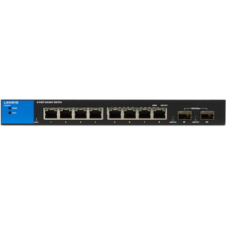 Linksys LGS310C 8 Ports Manageable Ethernet Switch - Gigabit Ethernet - 10/100/1000Base-T, 1000Base-X - TAA Compliant