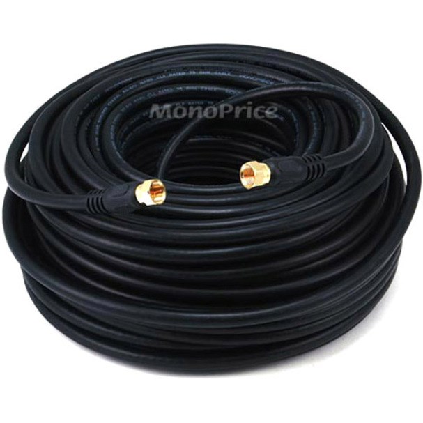 Monoprice CL2 Coaxial Cable With F Type 100FT