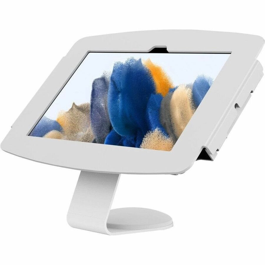 Compulocks Galaxy Tab A8 10.5" Space Enclosure Core Counter Stand or Wall Mount White