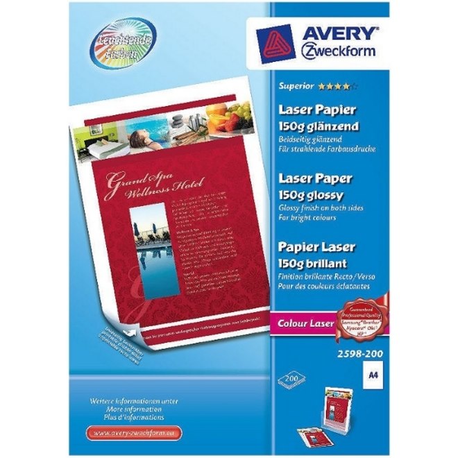 Avery&reg; Laser Printable Paper - White