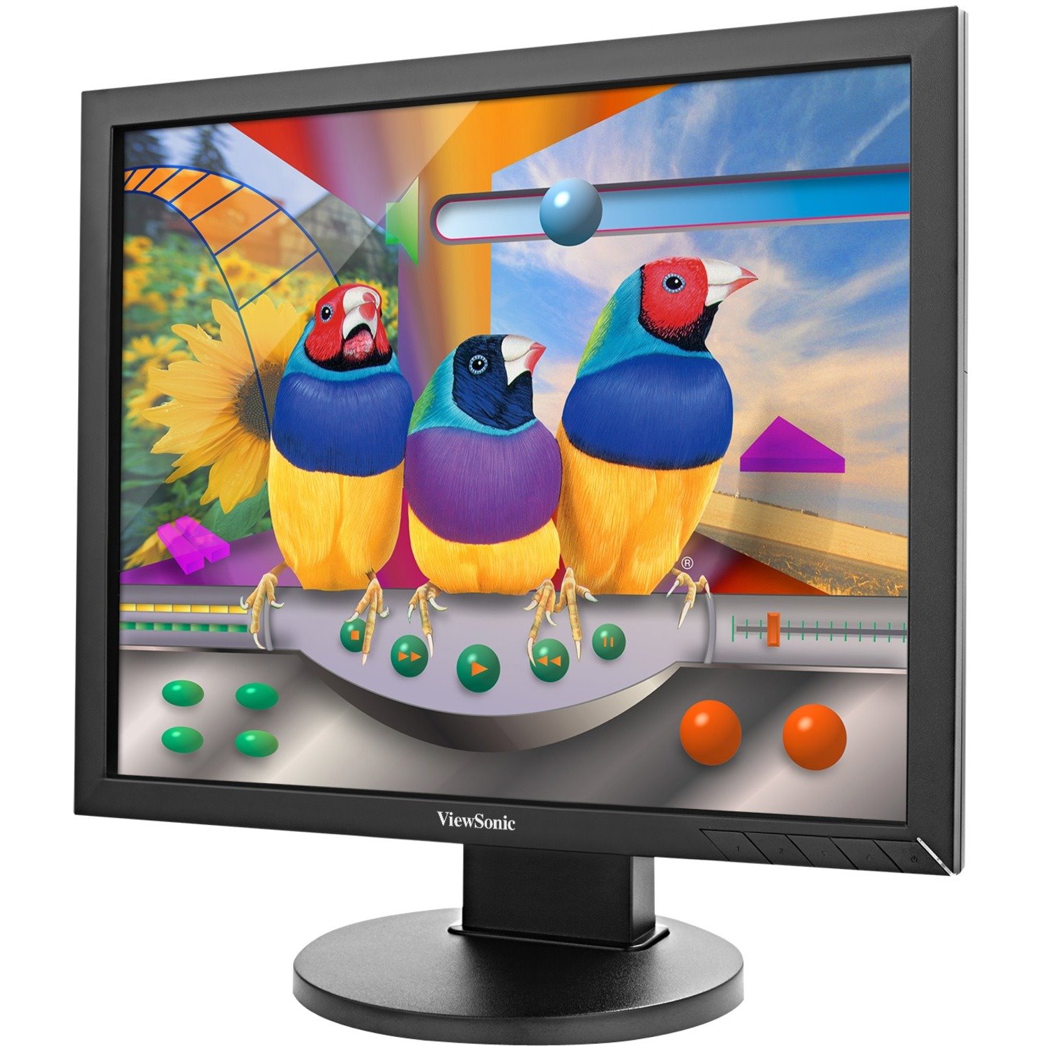 ViewSonic VG939SM 19 Inch IPS 1024p Ergonomic Monitor with DVI and VGA for Home and Office