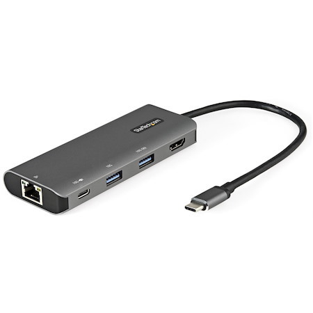 StarTech.com USB 3.1 (3.1 Gen 2) Type C Docking Station for Notebook, Tablet, Workstation - 100 W - Grey