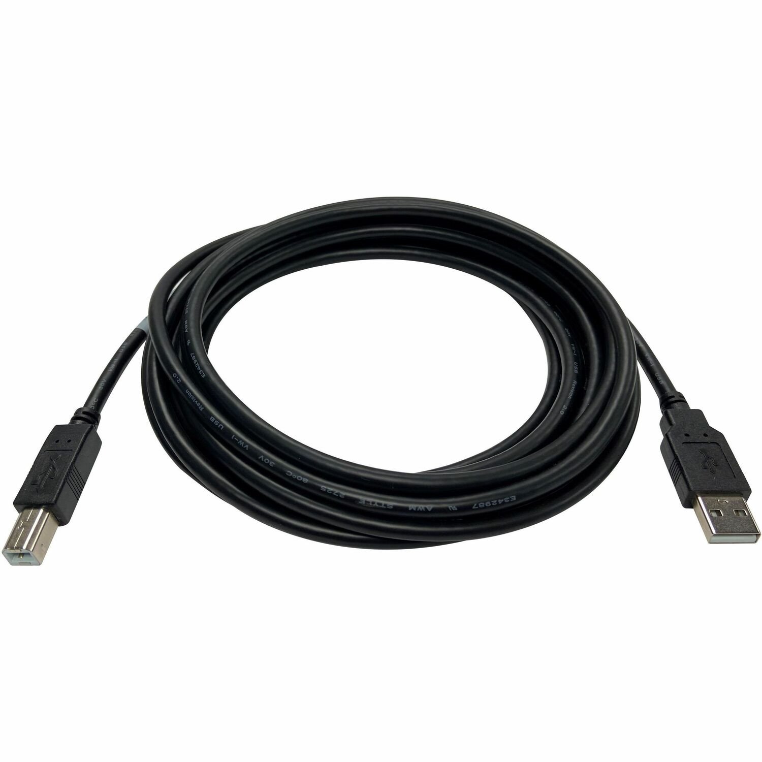 Black Box USB 2.0 Cable - Type-A to Type-B, Male/Male, Black