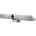 Logitech Rally Bar All-In-One Video Bar for Medium and Large Rooms, White