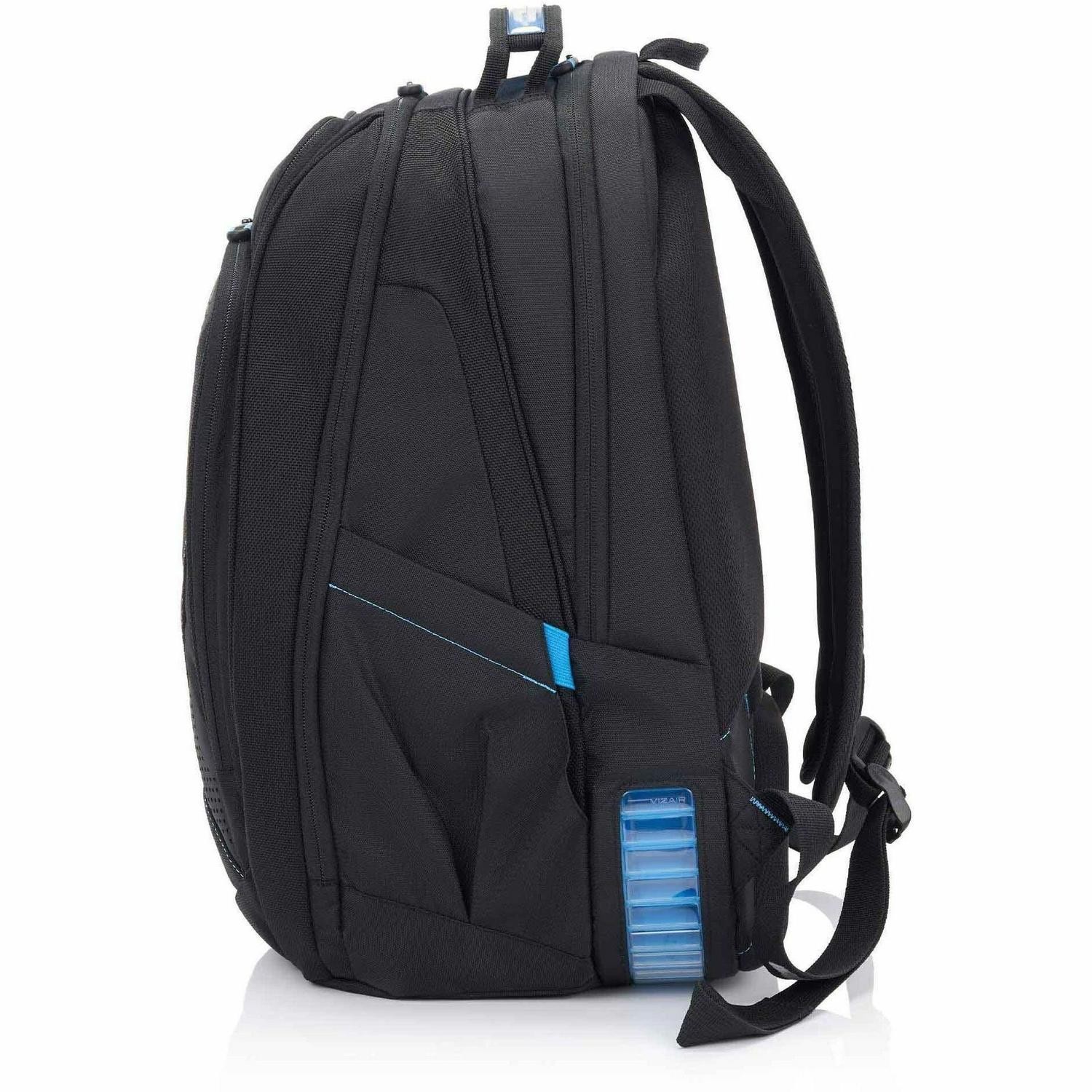 Samsonite Viz Air Carrying Case (Backpack) for 39.6 cm (15.6") Notebook - Hyper Blue, Black