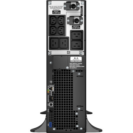 APC Smart-UPS On-Line, 5kVA, Tower, 208V, 4x C13+4x C19 IEC outlets, Network Card+SmartSlot, Extended runtime, W/O rail kit