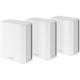 Asus ZenWiFi BT8 BT8(W-3-PK) Wi-Fi 7 IEEE 802.11 a/b/g/n/ac/ax/be Ethernet Wireless Router