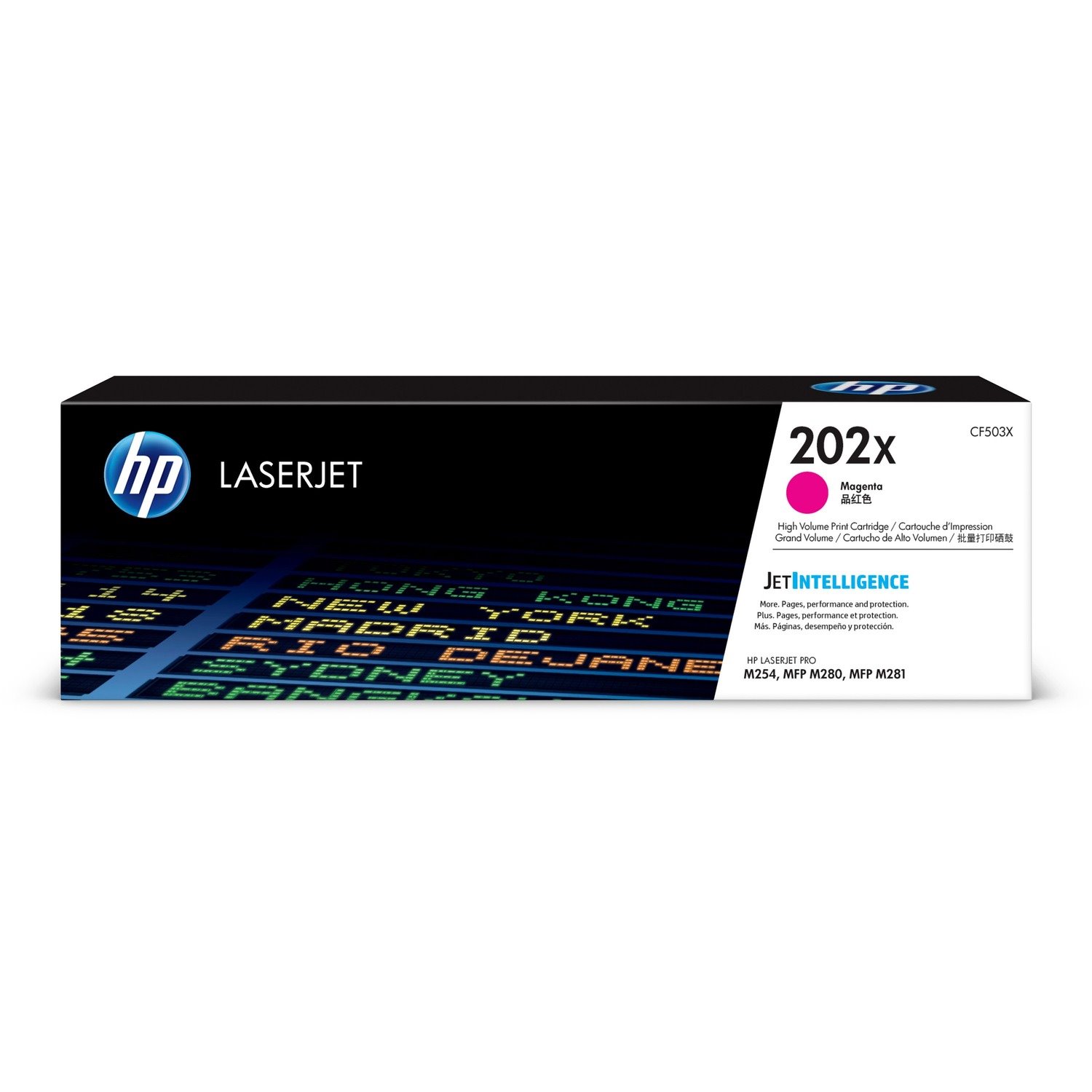 HP 202X Original High Yield Laser Toner Cartridge - Magenta - 1 Pack