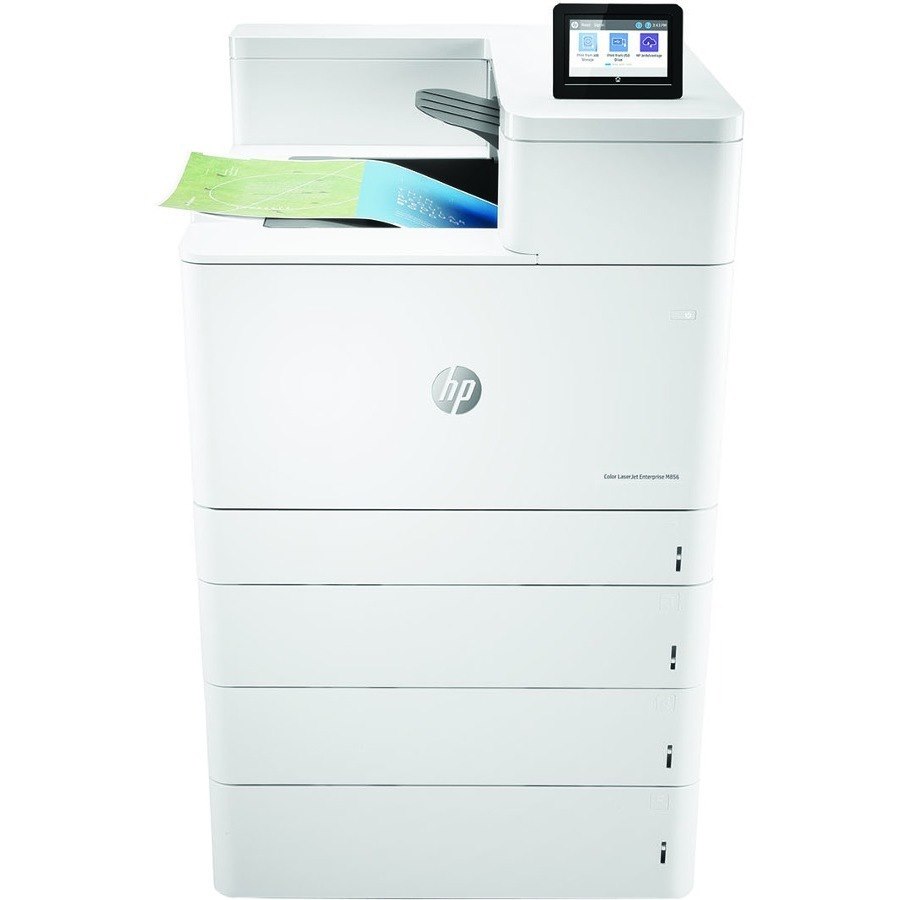 HP LaserJet Enterprise M856 M856x Floor Standing Laser Printer - Color