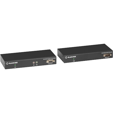 Black Box KVX Series KVM Extender Kit over CATx - DVI-D, USB 2.0, Serial, Audio, Local Video