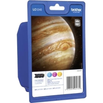 Brother LC-1240RBWBP Original Inkjet Ink Cartridge - Cyan, Magenta, Yellow - 3 / Pack