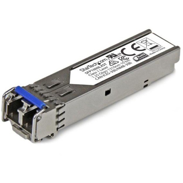 StarTech.com MSA Uncoded SFP Module - 1000BASE-LX - 1GE Gigabit Ethernet SFP 1GbE Single Mode Fiber (SMF) Optic Transceiver - 10km DDM