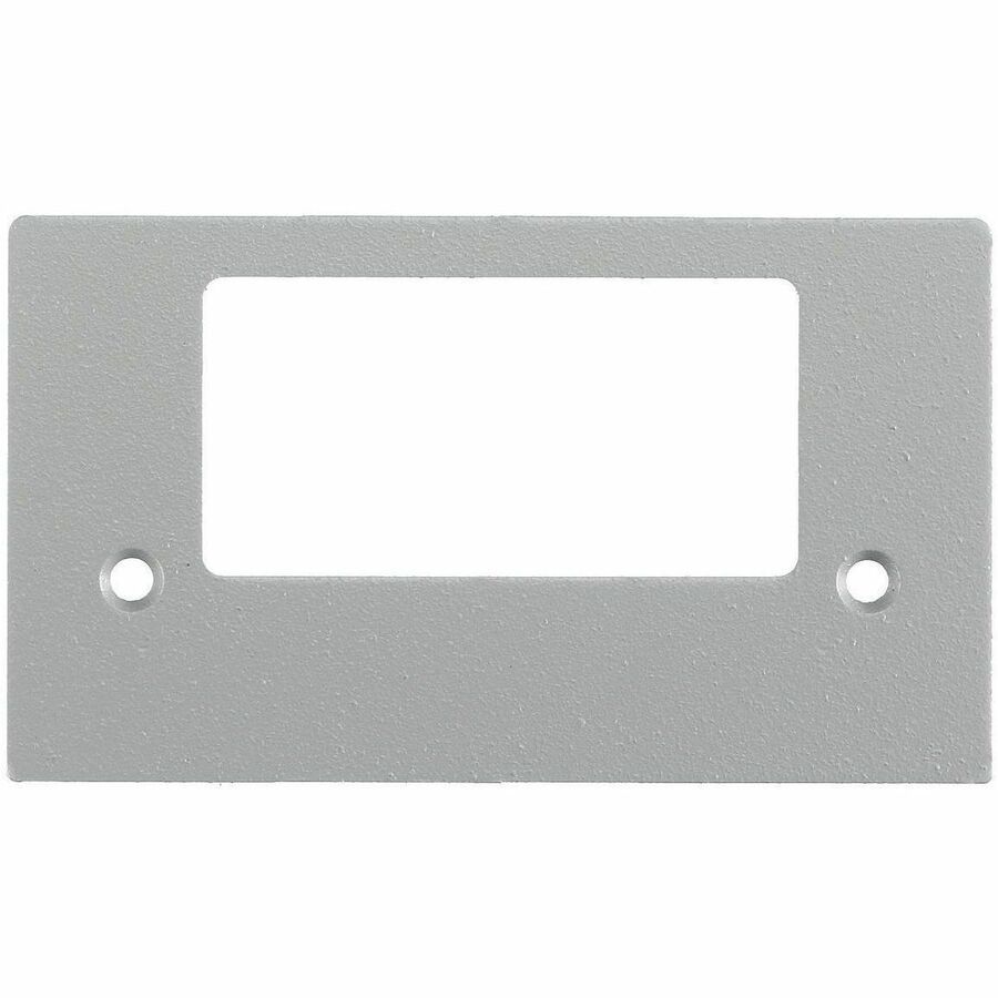 Hubbell Premise Wiring Pedestal Face Plate, StyleLine/Decora/GFCI, Gray