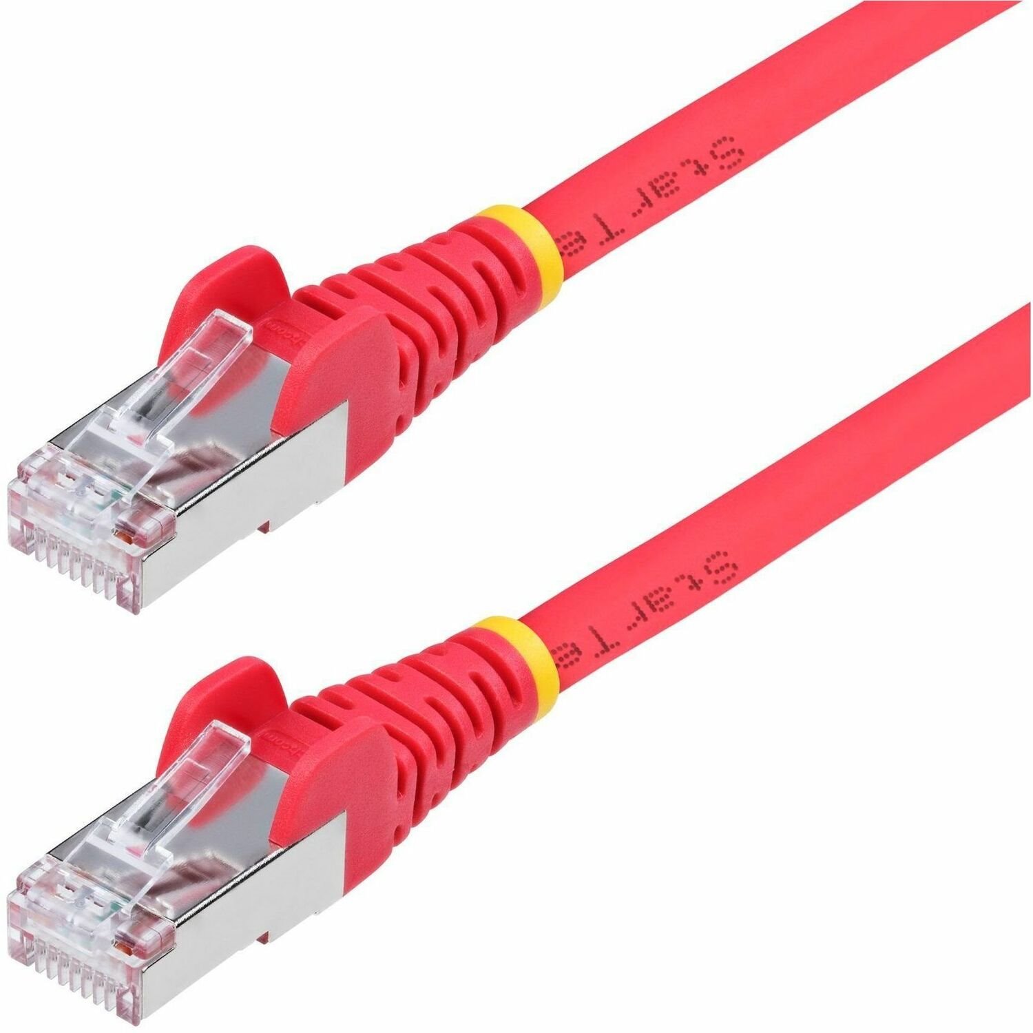 StarTech.com 6in Red CAT6a Ethernet Cable, Snagless RJ45, 10G, 100W PoE, S/FTP, LSZH, 27AWG Pure Copper, 500MHz, Shielded Network Patch Cord