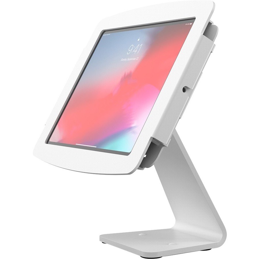 Compulocks iPad 10.2" Space Enclosure Rotating Counter Stand White