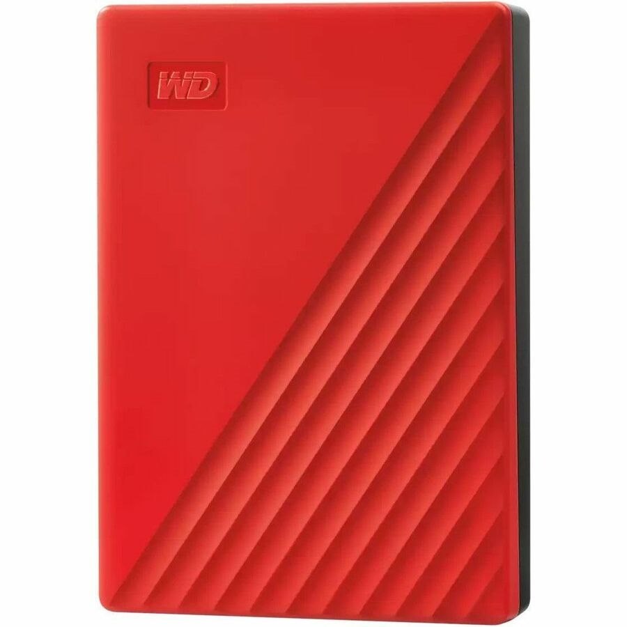 WD My Passport WDBR9S0060BRD-WESN 6 TB Portable Hard Drive - External - Red