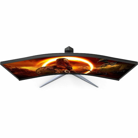 AOC CU34G2XP 34" Class UW-QHD Curved Screen Gaming LED Monitor - 21:9 - Black, Red