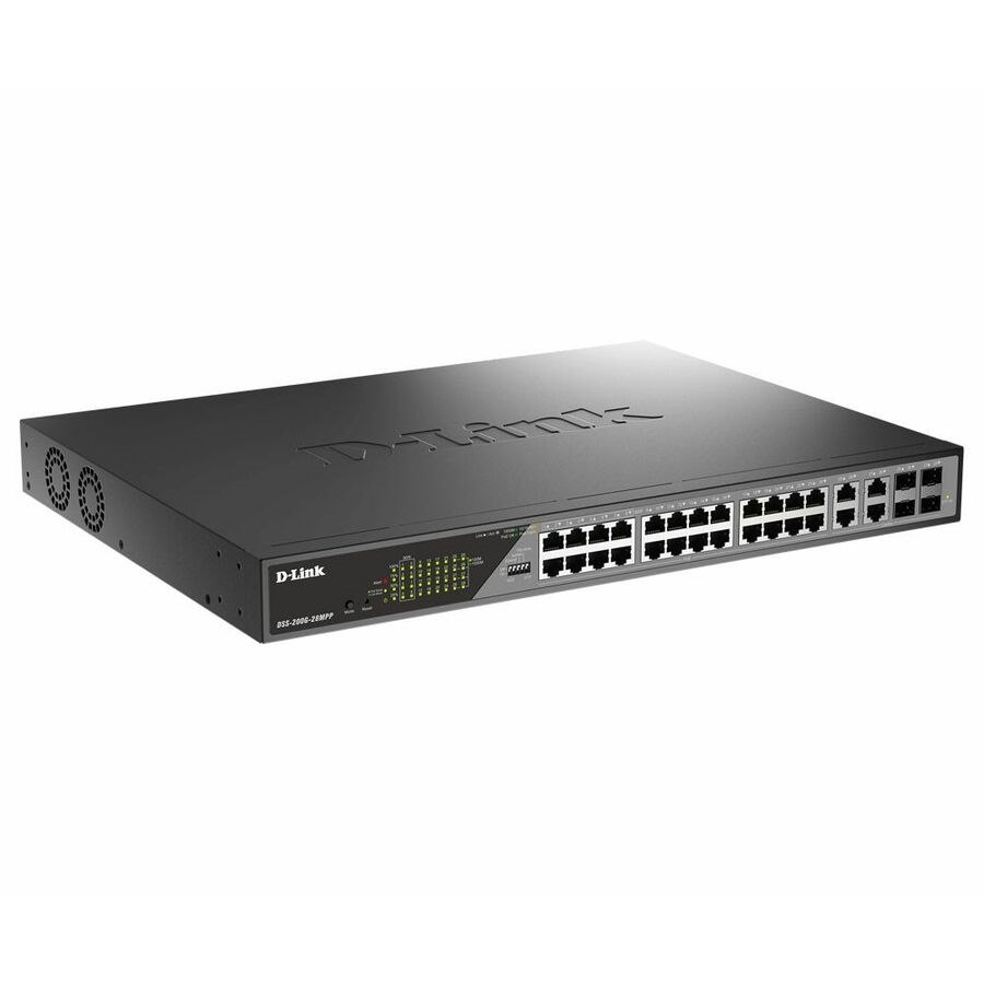 D-Link DSS-200G 28 Ports Ethernet Switch - Gigabit Ethernet - 10/100/1000Base-T, 1000Base-X