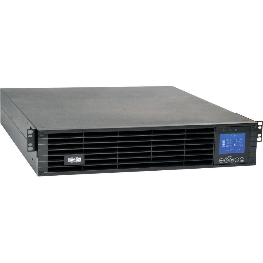 Tripp Lite by Eaton 208/230V 1000VA 900W Double-Conversion UPS - 6 Outlets, Extended Run, WEBCARDLX, LCD, USB, DB9, 2U