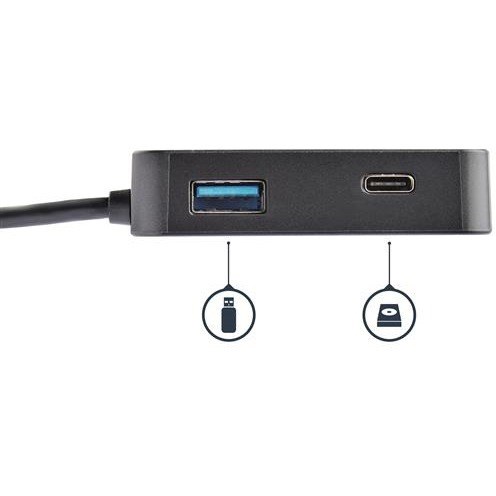 StarTech.com USB Type C Docking Station for Notebook - Black - TAA Compliant