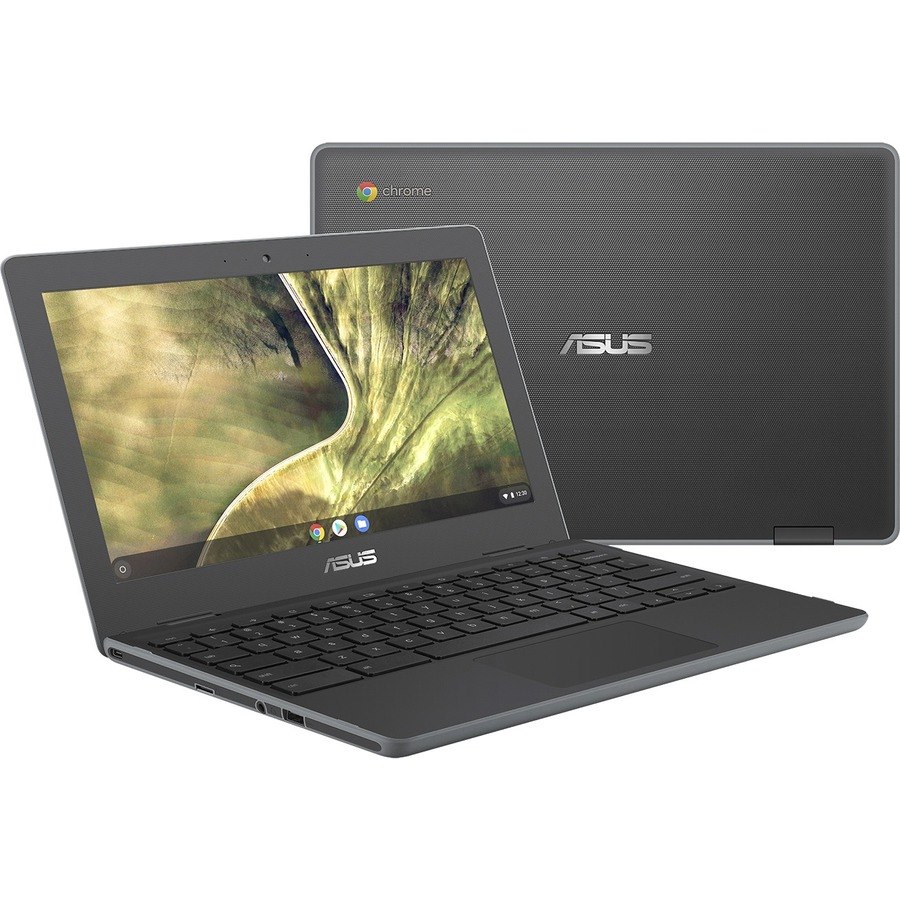 Asus Chromebook C204 C204EE-YB02-GR 11.6" Chromebook - HD - Intel Celeron N4020 - 4 GB - 32 GB Flash Memory - Dark Gray