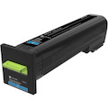Lexmark Original Extra High Yield Laser Toner Cartridge - Cyan Pack