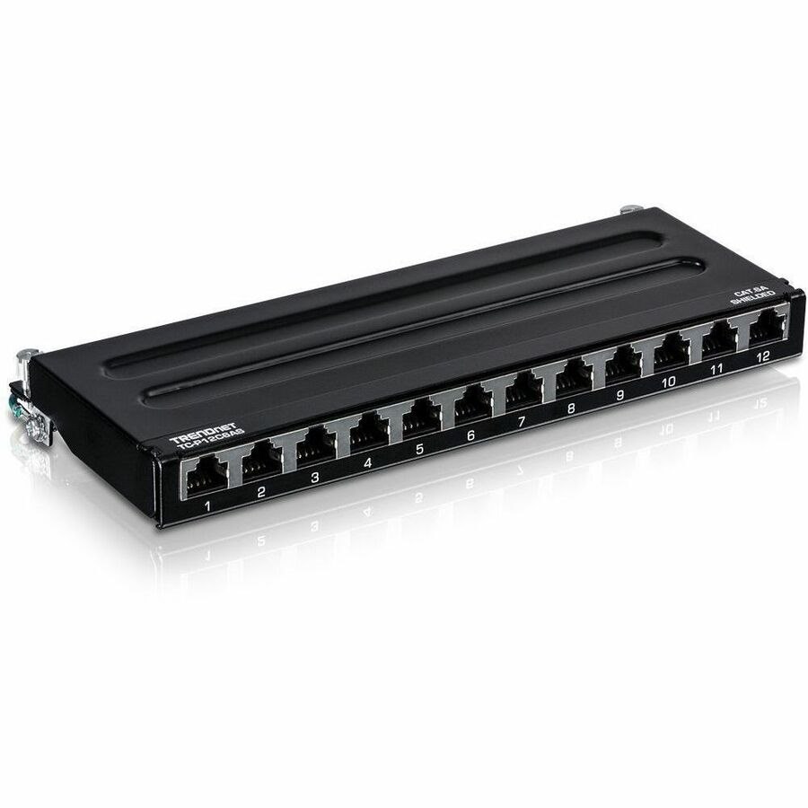 TRENDnet TC-P12C6AS 12 Port(s) Network Patch Panel - TAA Compliant